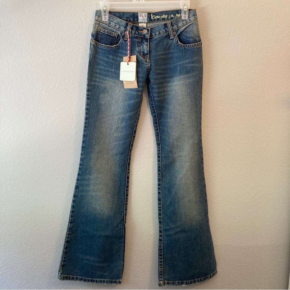 NWT Sass & Bide Sydney “Street-Streaky” Flare Jeans 25